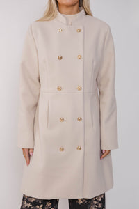 City Streets Oatmeal Brown Coat
