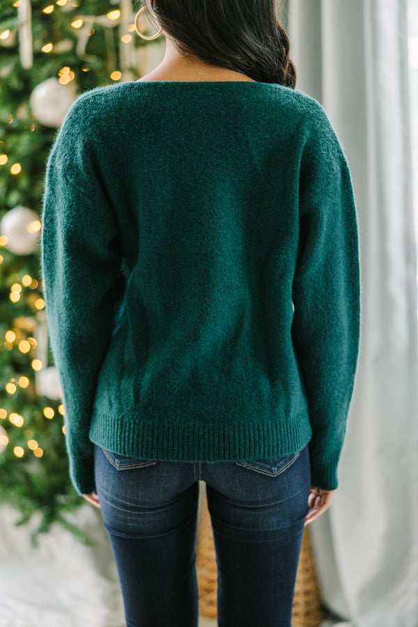 green sweaters, holiday sweaters, boutique holiday sweaters, trendy women's sweaters