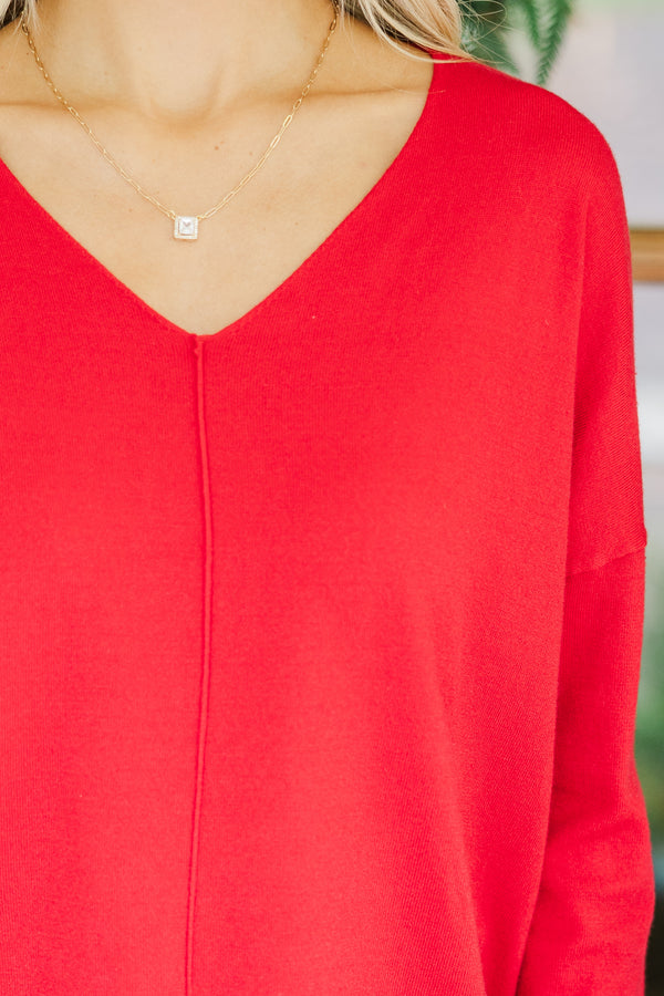 Get To Know You Red Tunic