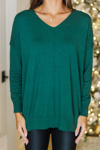 Get To Know You Emerald Green Tunic