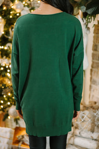 Get To Know You Emerald Green Tunic
