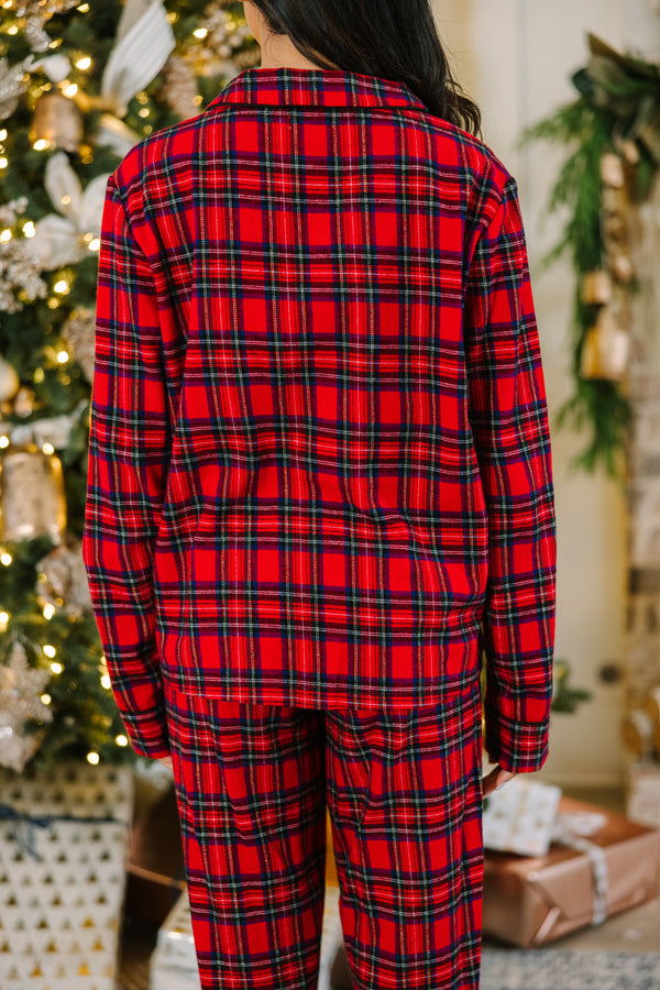 Staying In Tartan Plaid L/S Pajama Set Shop the Mint Staying In Tartan Plaid L/S Pajama Set Shop the Mint