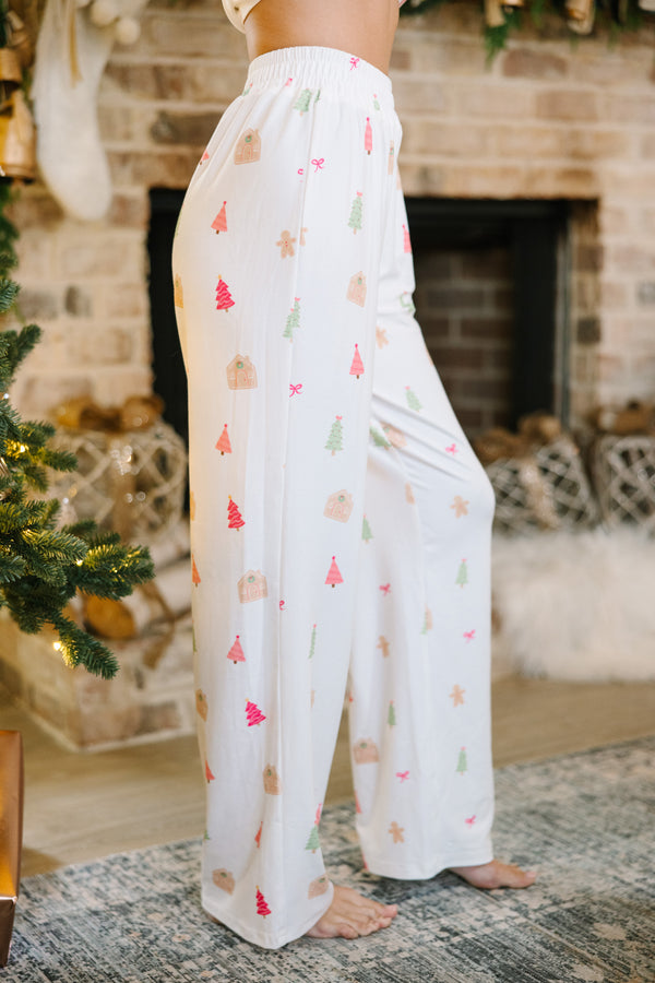 Staying In Gingerbread L/S Pajama Set