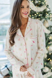 Dream Big Gingerbread L/S Bamboo Pajama Set