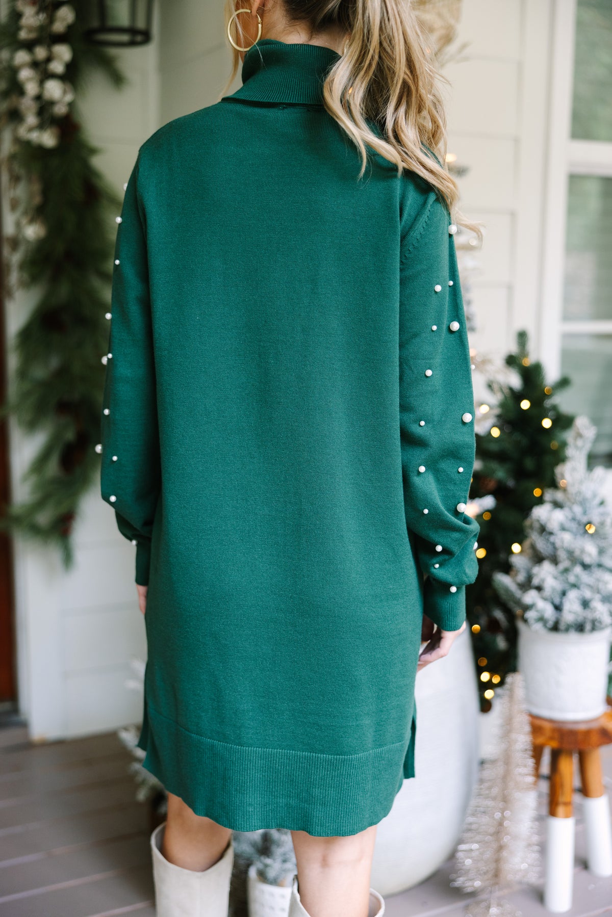 green emerald velvet dress Feeling The Love Emerald Green Embellished Sweater Dress – Shop the Mint