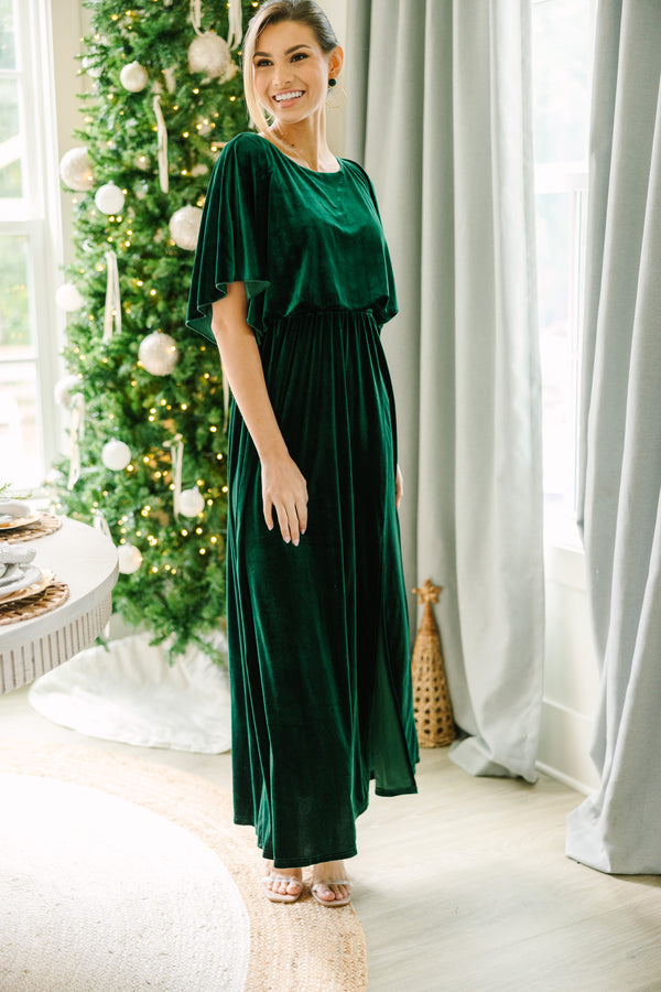 Women Vintage Elegant Lace Party Midi Dress Winter | Green Dress Velvet  Women - Dresses - Aliexpress