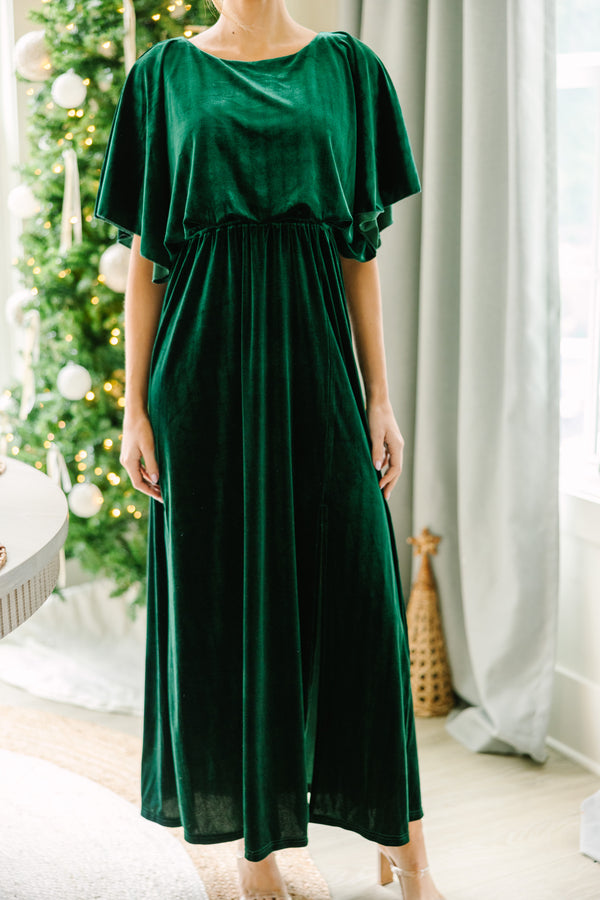 Out On The Dance Floor Emerald Green Velvet Maxi Dress Shop the Mint Out On The Dance Floor Emerald Green Velvet Maxi Dress Shop the Mint