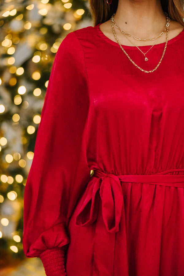 red maxi dress, satin maxi dress, holiday maxi dresses, elegant maxi dress