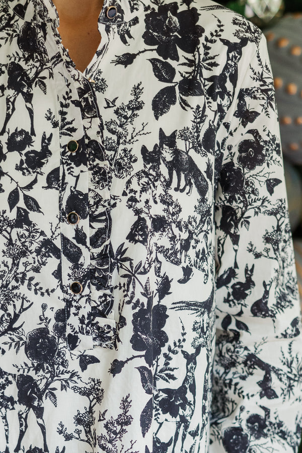 Looking For You Black Toile Babydoll Dress, Medium - The Mint Julep Boutique | Women's Boutique Clothing Looking For You Black Toile Babydoll Dress, Medium - The Mint Julep Boutique | Women's Boutique Clothing