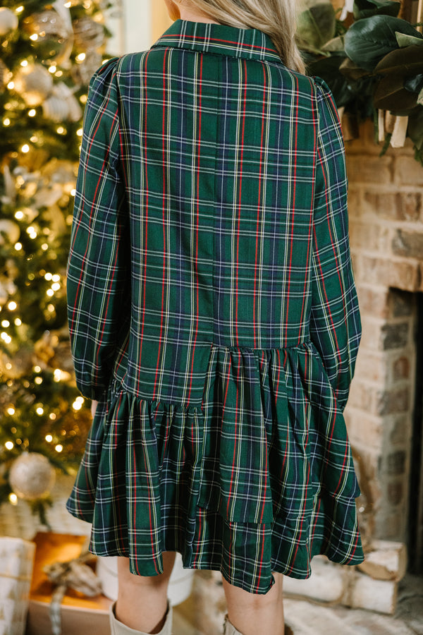 plaid dresses, holiday dresses, christmas dresses, green plaid dresses