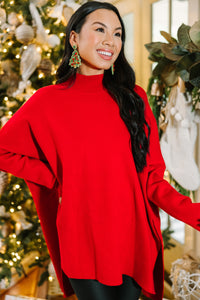 red sweaters, holiday sweaters, oversized sweaters for women