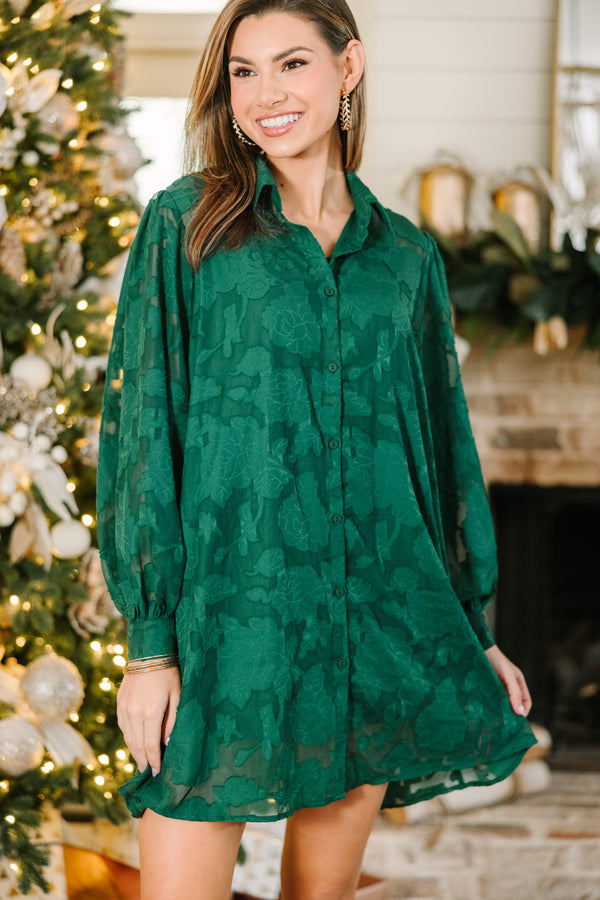 All in The Details Emerald Green Textured Dress, Small - The Mint Julep Boutique | Women's Boutique Clothing All in The Details Emerald Green Textured Dress, Small - The Mint Julep Boutique | Women's Boutique Clothing