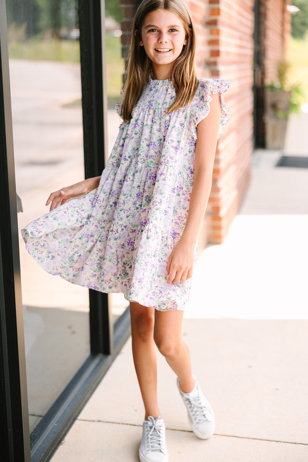 Girls: Make My Day White Floral Babydoll Dress – Shop the Mint