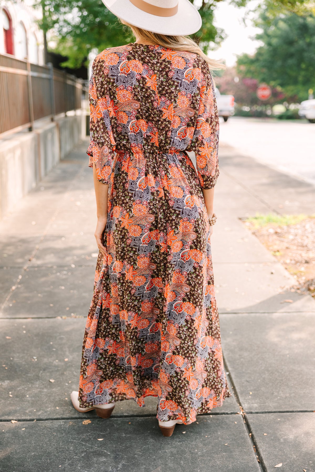 Ditsy floral maxi dress hotsell