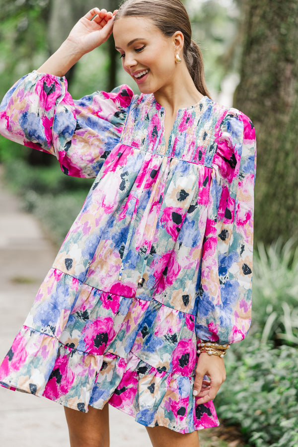 Living Out Loud Orchid Purple Floral Dress