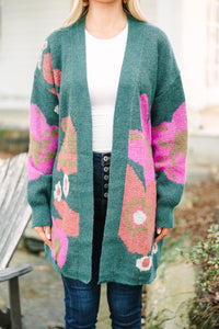 floral cardigan, women's fall cardigans, boutique cardigans