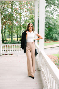 Can't Hold Back Camel Brown Pants