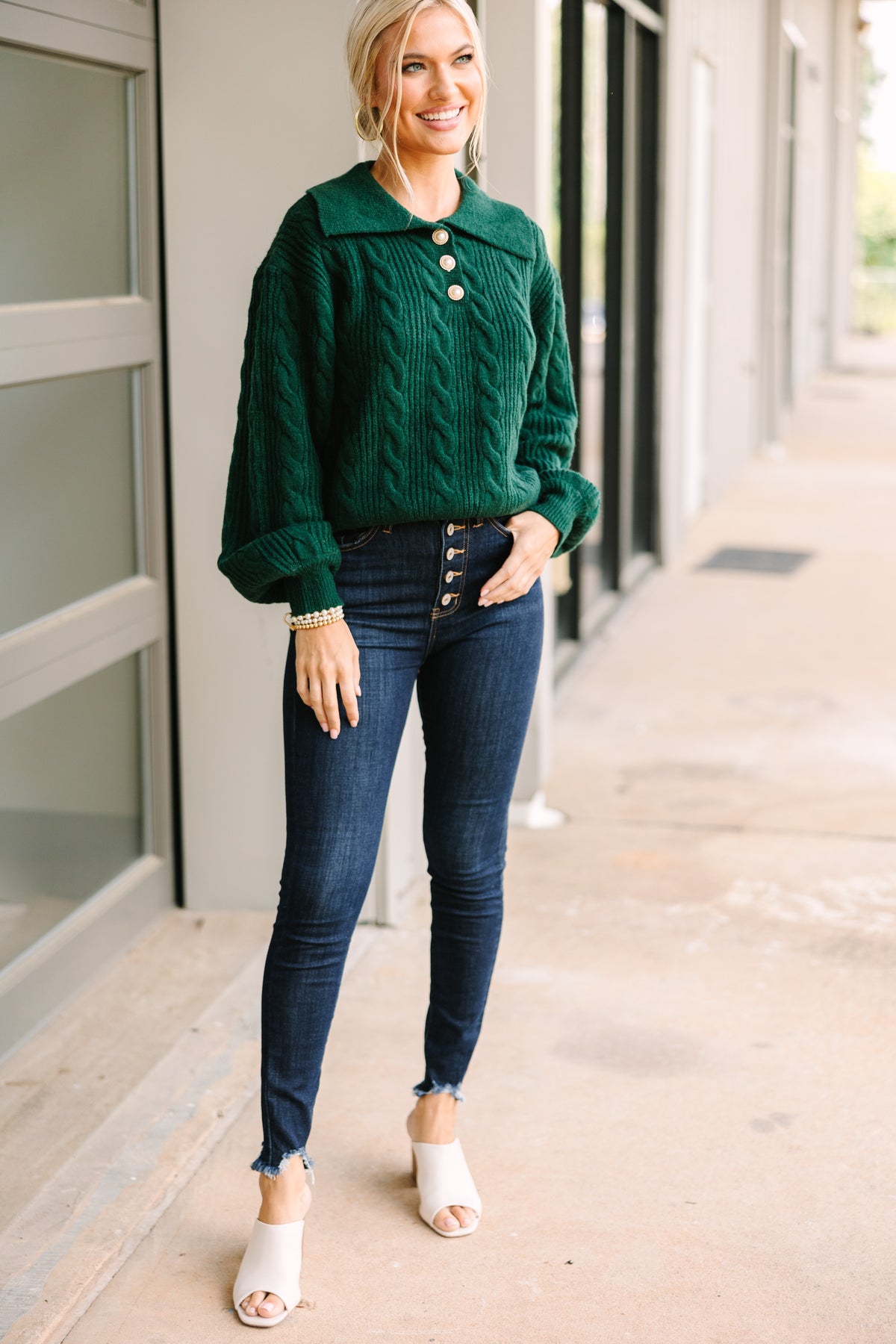 Carry On Emerald Green Sweater – Shop the Mint