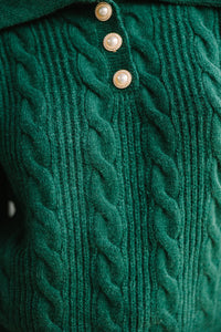 Carry On Emerald Green Sweater