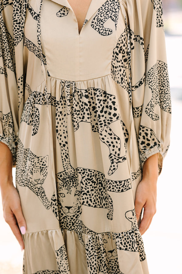 jungle queen midi dress NWT GOTEX JUNGLE QUEEN SILK BLEND BLACK/BROWN WRAP DRESS SIZE M $182