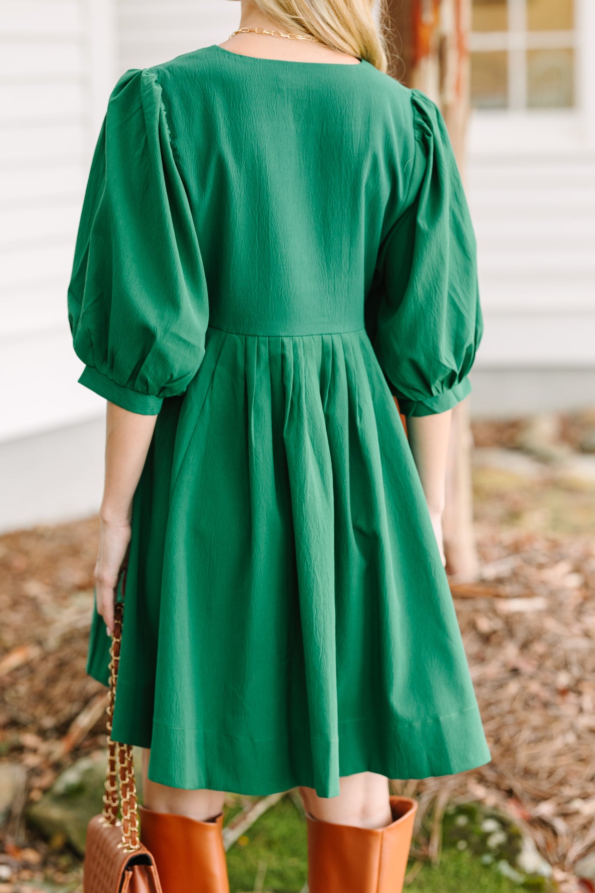 Just That Simple Green Babydoll Dress Shop the Mint