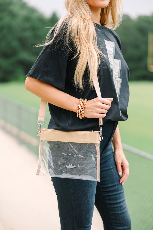 clear sports back, clear purse, gameday purse