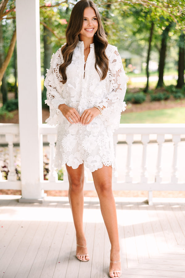 J. Marie: Introduce Yourself White Lace Dress Shop the Mint J. Marie: Introduce Yourself White Lace Dress Shop the Mint