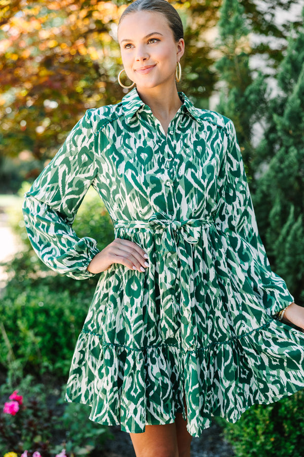 All In Love Green Abstract Dress Shop the Mint All In Love Green Abstract Dress Shop the Mint