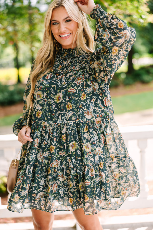 Fate: All A Drean Emerald Green Floral Dress Shop the Mint Fate: All A Drean Emerald Green Floral Dress Shop the Mint