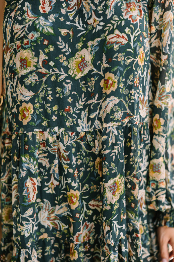 Fate: All A Drean Emerald Green Floral Dress Shop the Mint Fate: All A Drean Emerald Green Floral Dress Shop the Mint