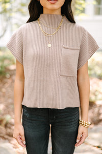 short sleeve sweaters, neutral sweaters, ribbed sweaters