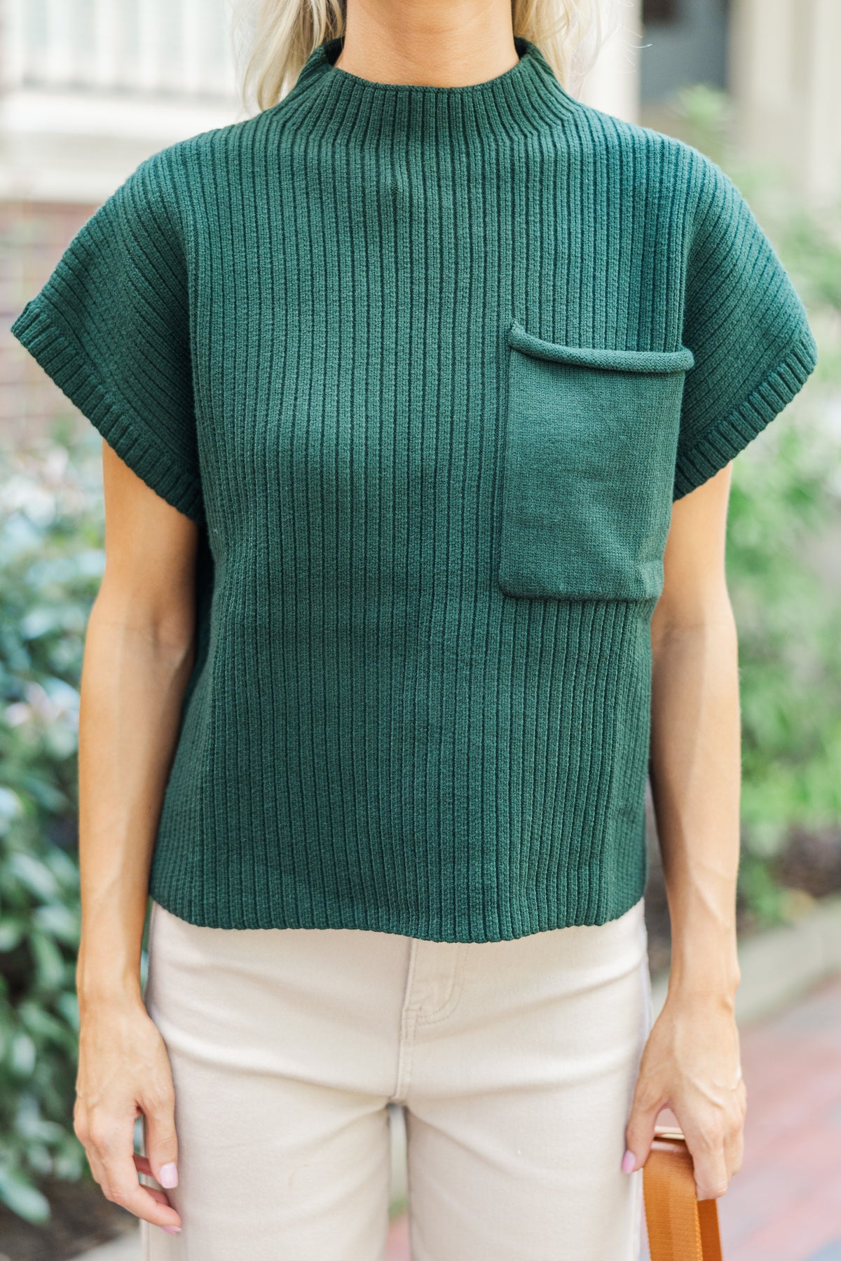 Open Your Mind Emerald Green Short Sleeve Sweater – Shop the Mint