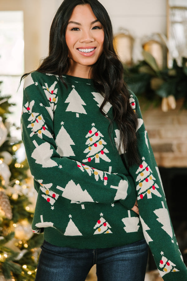 Christmas tree sweater, festive sweaters, cute boutique sweaters