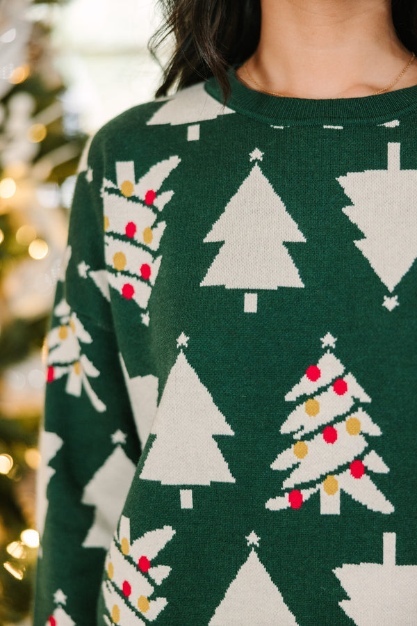 Christmas tree sweater, festive sweaters, cute boutique sweaters