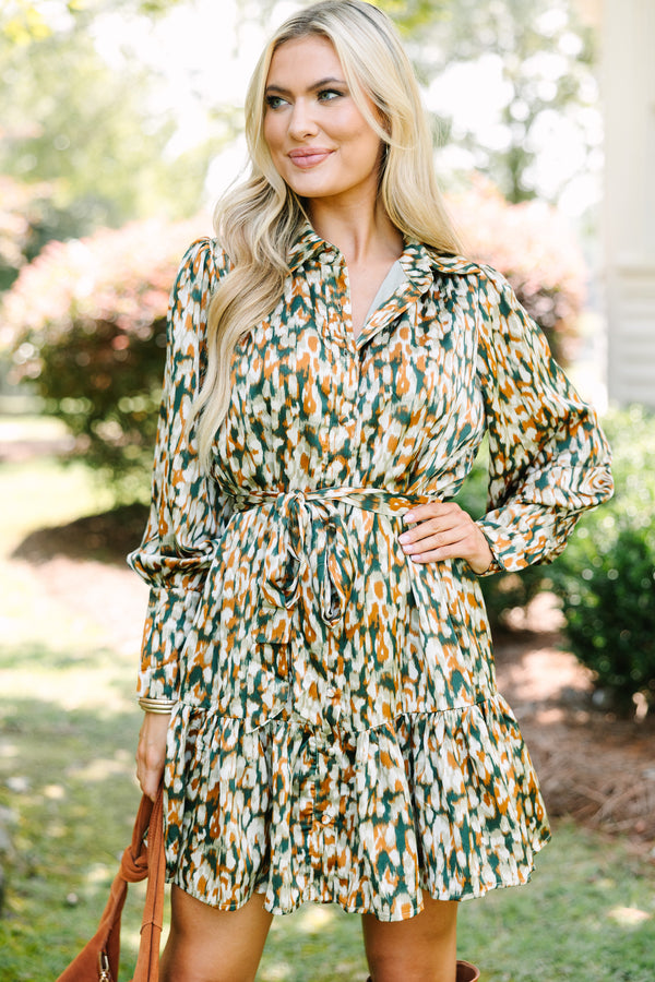 Feel The Same Way Hunter Green Abstract Dress Shop the Mint Feel The Same Way Hunter Green Abstract Dress Shop the Mint