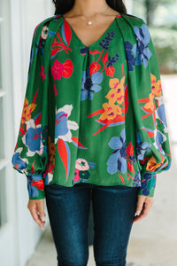 floral blouses, vibrant blouses, fall blouses, boutique workwear