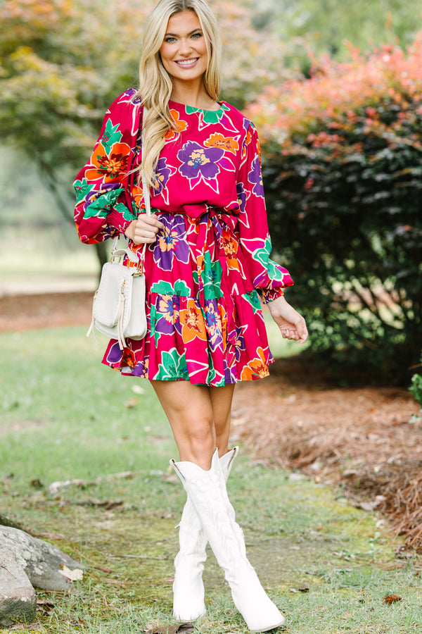Boldy Be Magenta Pink Floral Dress – Shop the Mint Boldy Be Magenta Pink Floral Dress – Shop the Mint