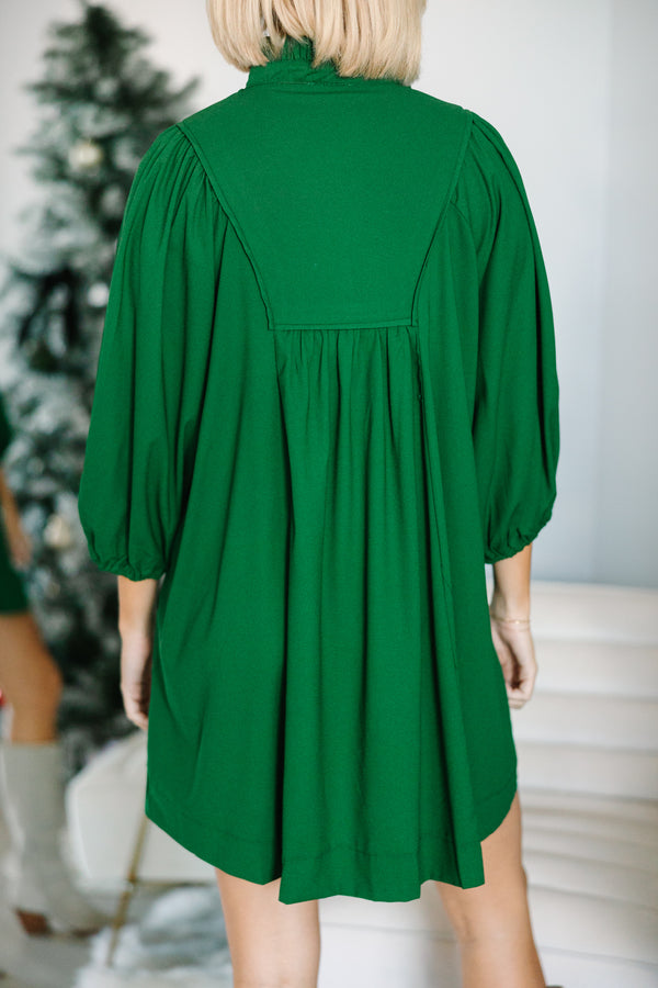 In Your Dreams Hunter Green Babydoll Dress Shop the Mint In Your Dreams Hunter Green Babydoll Dress Shop the Mint