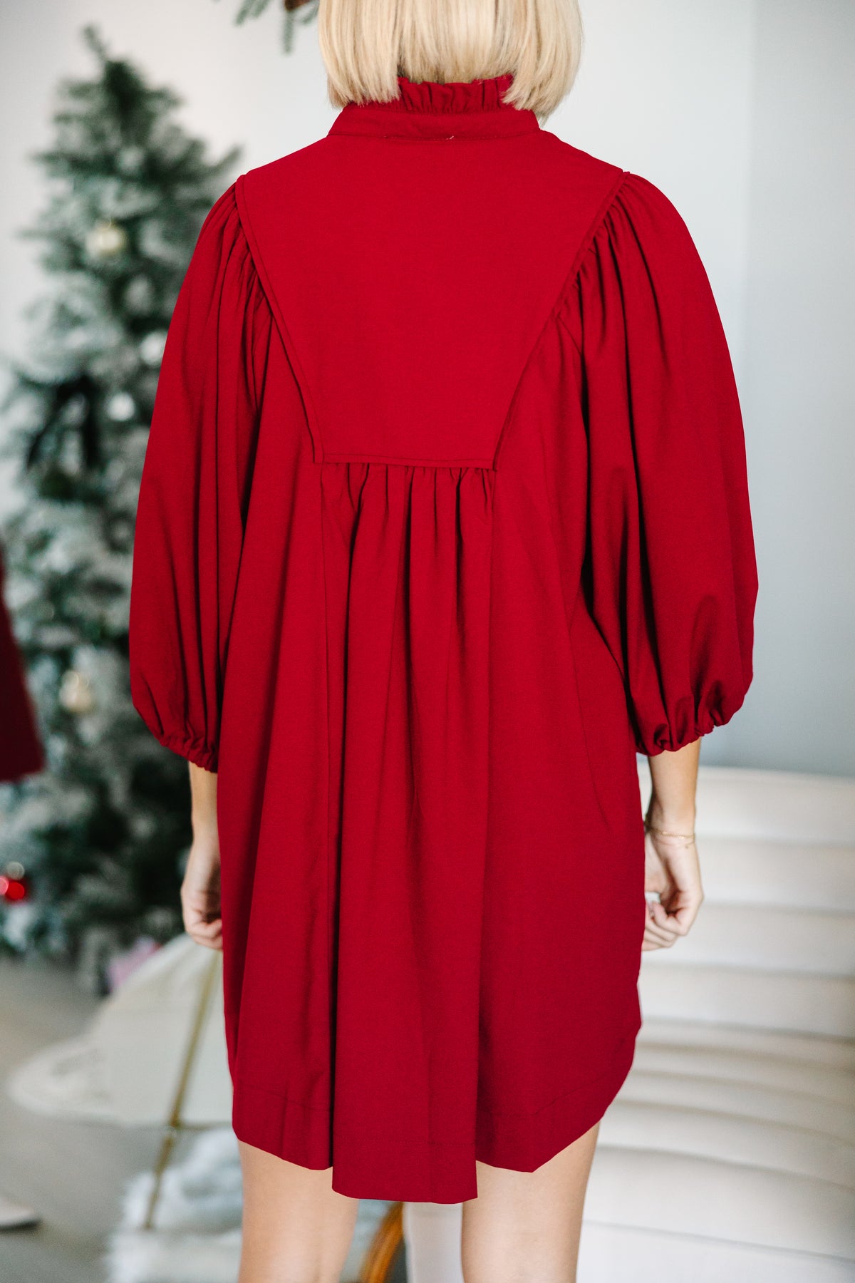 In Your Dreams Sangria Red Babydoll Dress – Shop the Mint