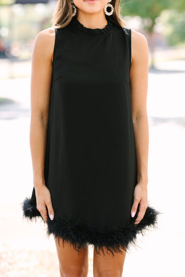 Dance The Night Away Black Feather Dress Shop the Mint Dance The Night Away Black Feather Dress Shop the Mint