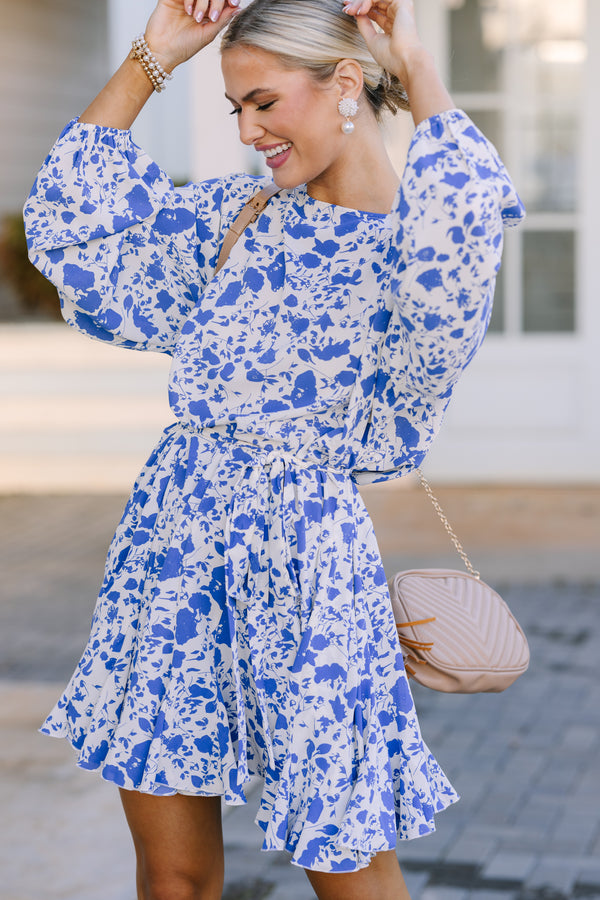 Floral Essence Tie Strap Dress (Online Exclusive) – Uptown Boutique Ramona