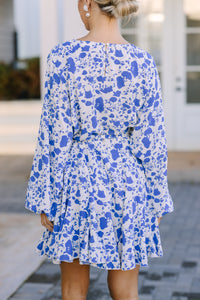 blue floral dress, cute spring dresses, flowy dresses, online boutique