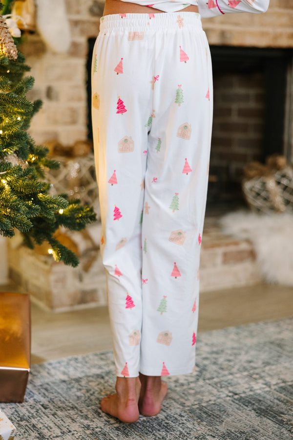 Girls: Staying In Gingerbread L/S Pajama Set