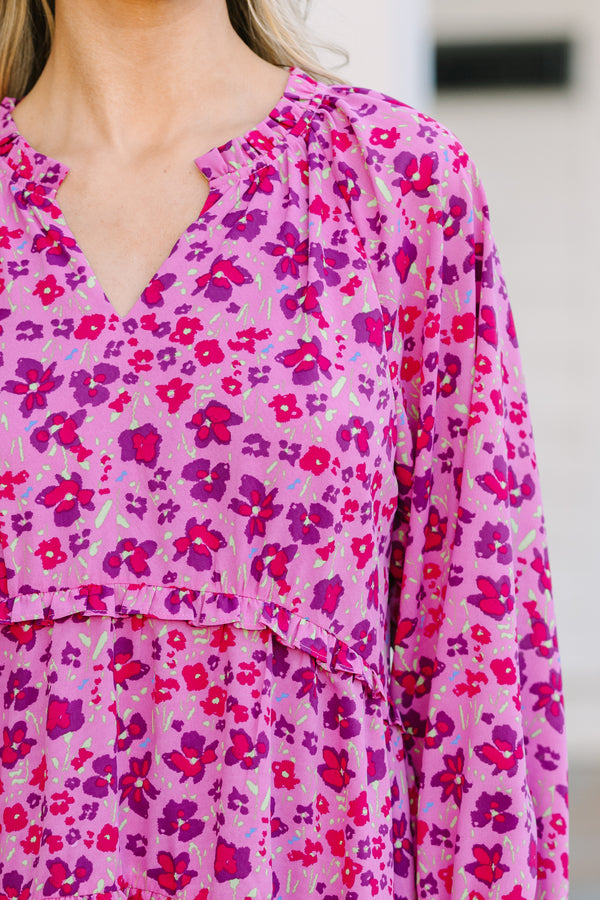 All That You Know Magenta Floral Dress – Shop the Mint