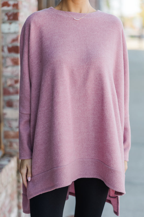 Always Fun Deep Rose Pink Tunic