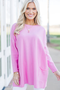 Loving My Life Pink Pocket Tunic