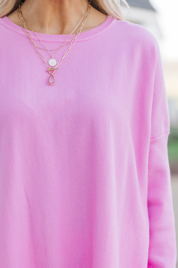 Loving My Life Pink Pocket Tunic