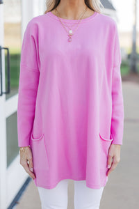 Loving My Life Pink Pocket Tunic