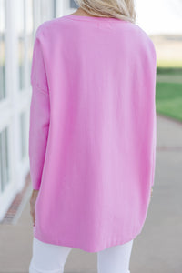 Loving My Life Pink Pocket Tunic