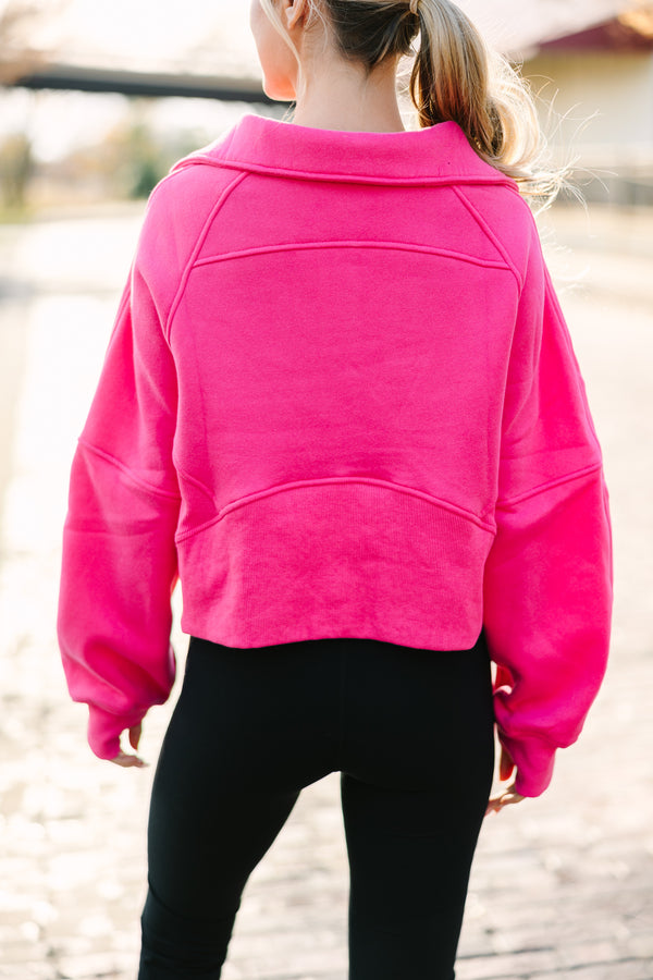 cropped pullover, athleisure pullover, dupe